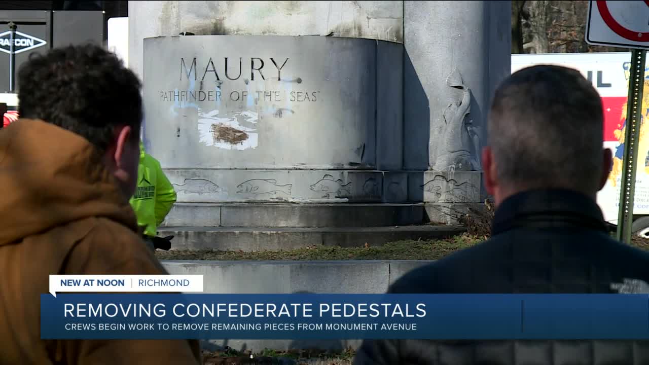 Remaining Confederate monument pedestals to be removed