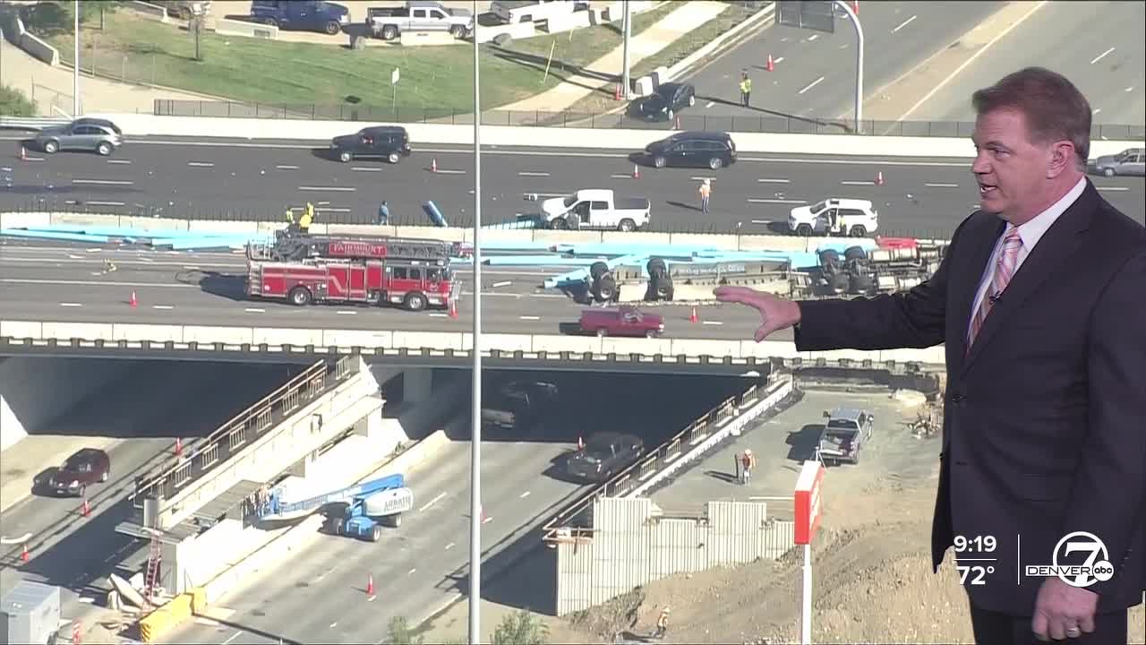 3 killed, 3 injured after semi carrying pipes rolls over on I-70 in ...
