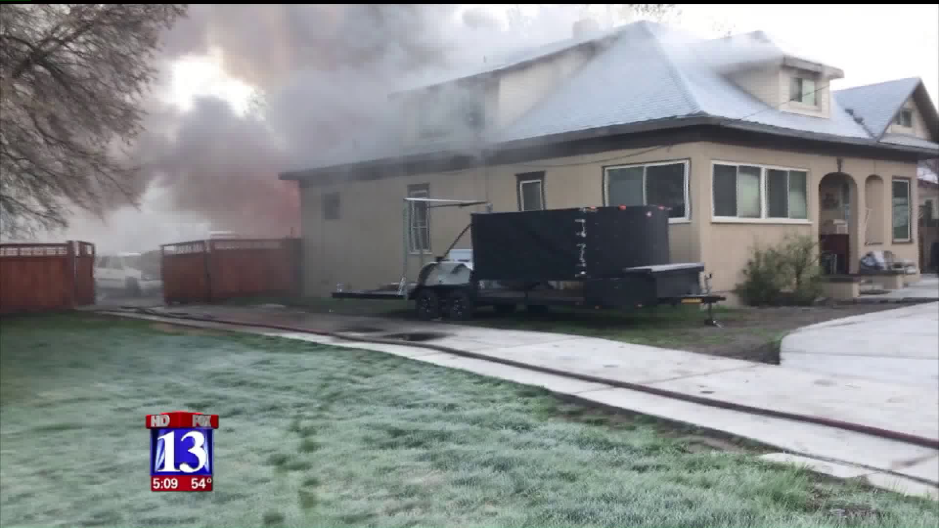 Residents displaced after house fire in Sandy
