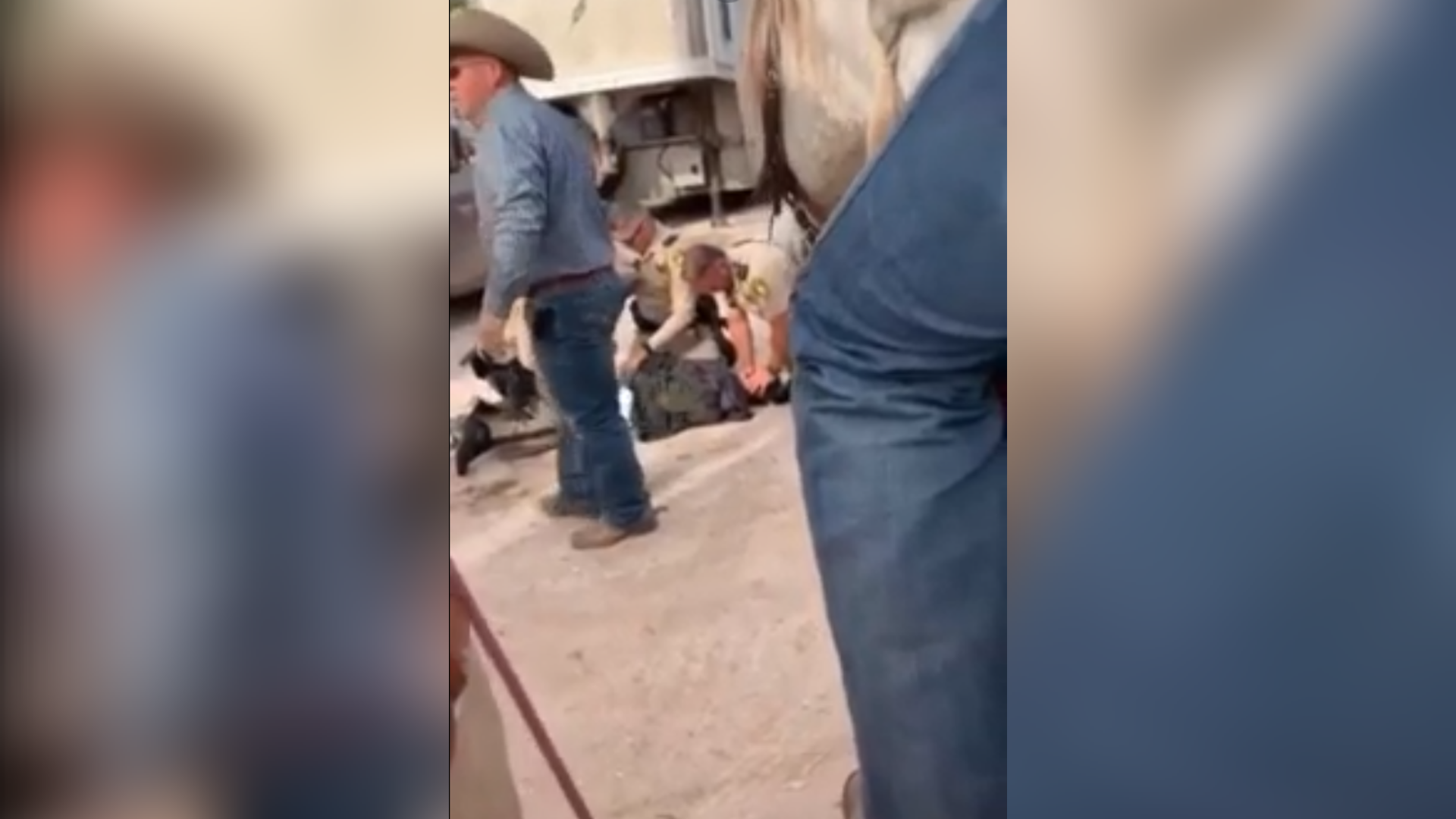 Las Vegas 'cowboy arrest' going viral