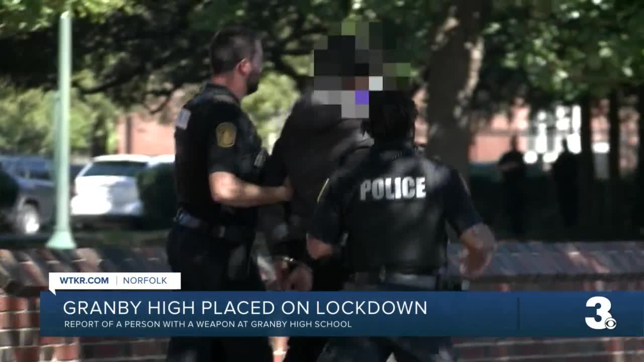 Granby High student charged after school placed on lockdown