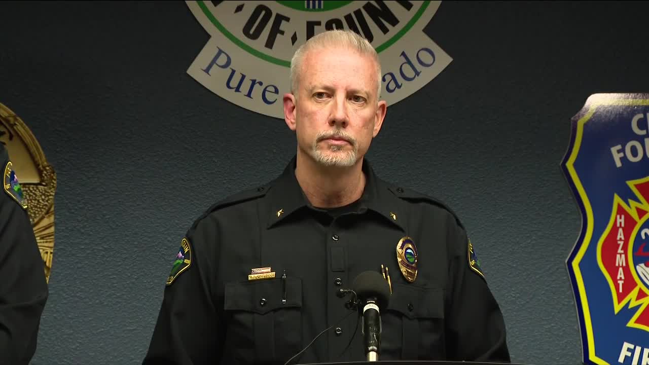 Fountain police officer remains in critical condition after falling off