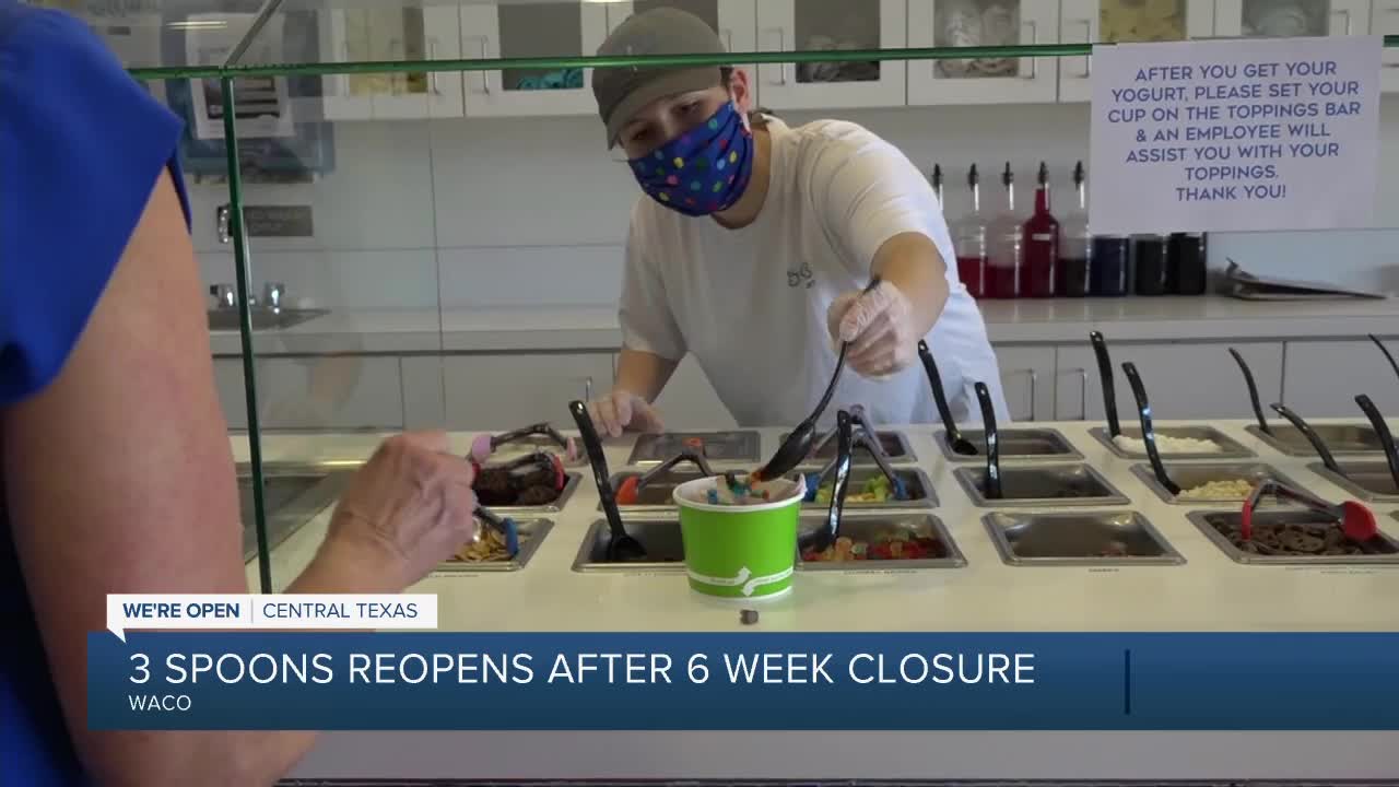 3 Spoons Frozen Yogurt reopens after 6 week closure