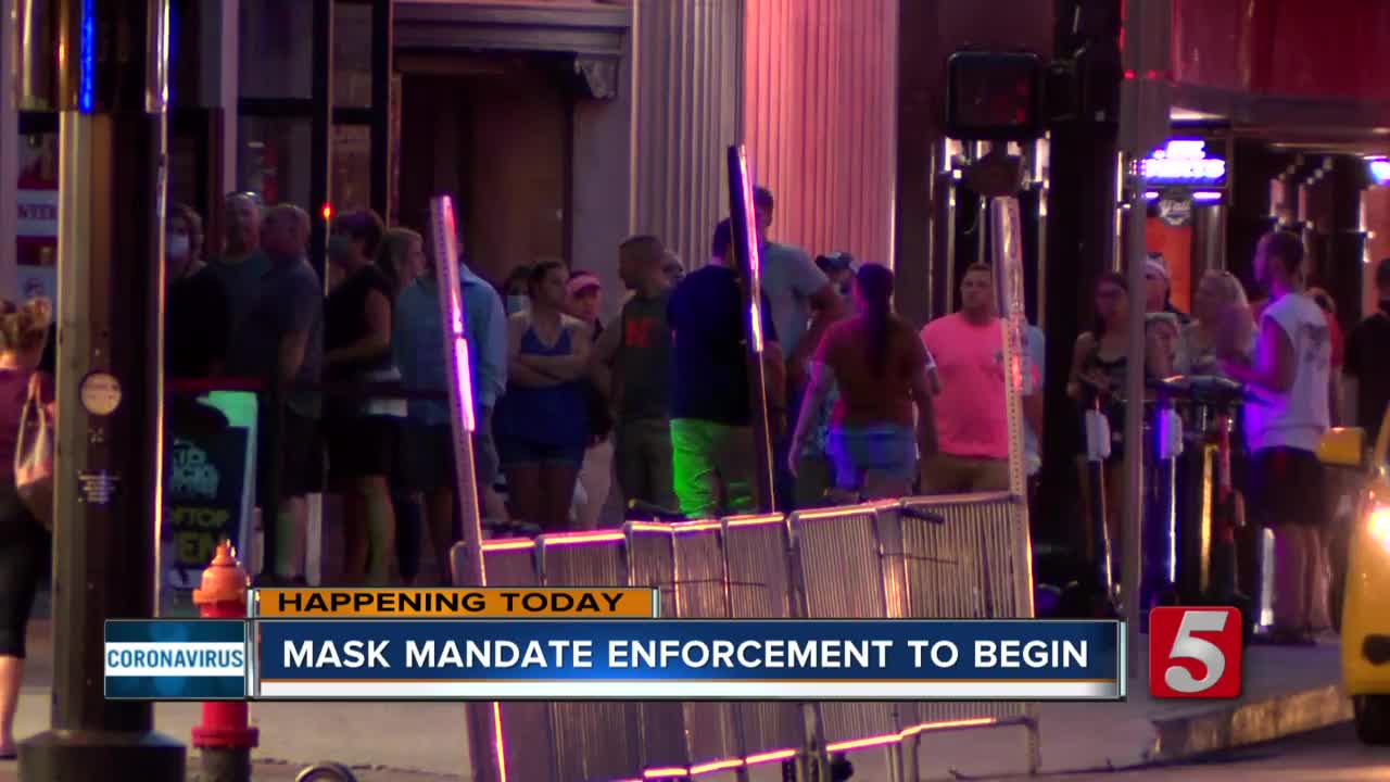 Nashville’s mask mandate enforcement has begun