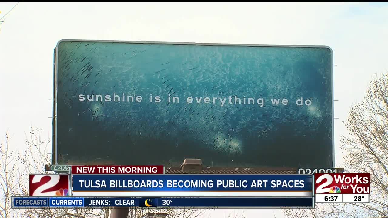Tulsa Artist Fellowship turns billboards into public artwork