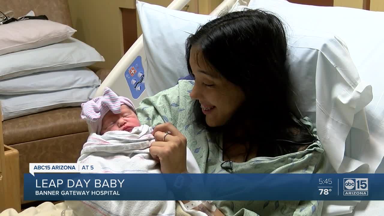 Leap Day Baby Born At Banner Gateway Hospital In Gilbert