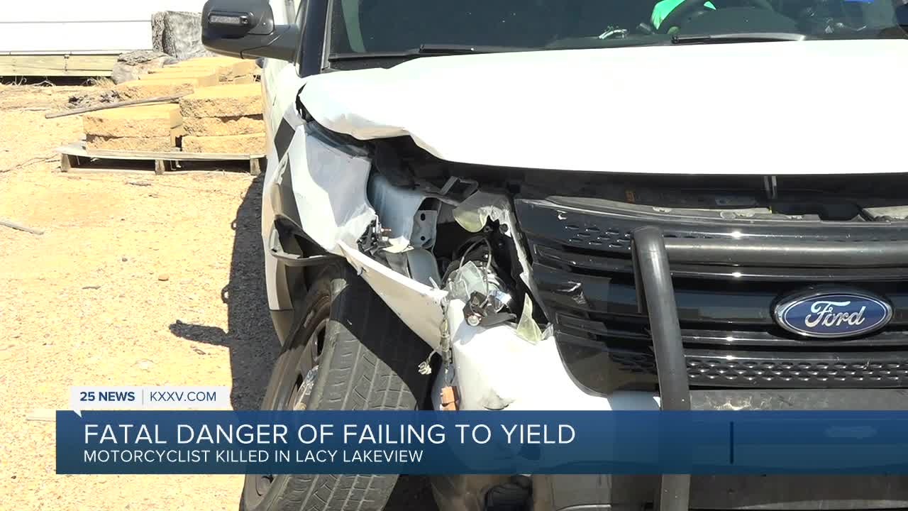 Lacy Lakeview police units struck by driver, no injuries reported