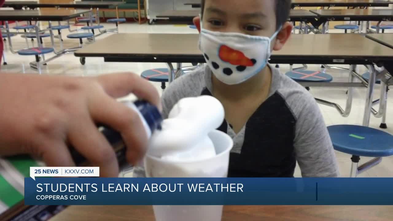 Halstead Elementary School students learn different weather patterns