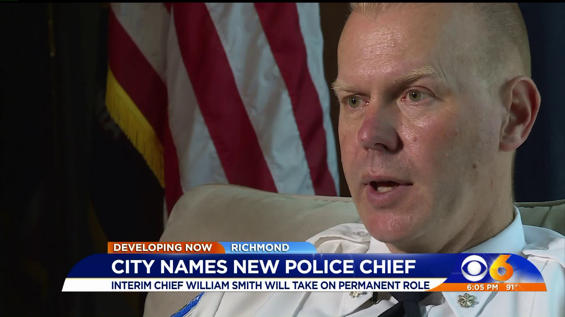 After 23 years in the department, William Smith named Richmond Police Chief