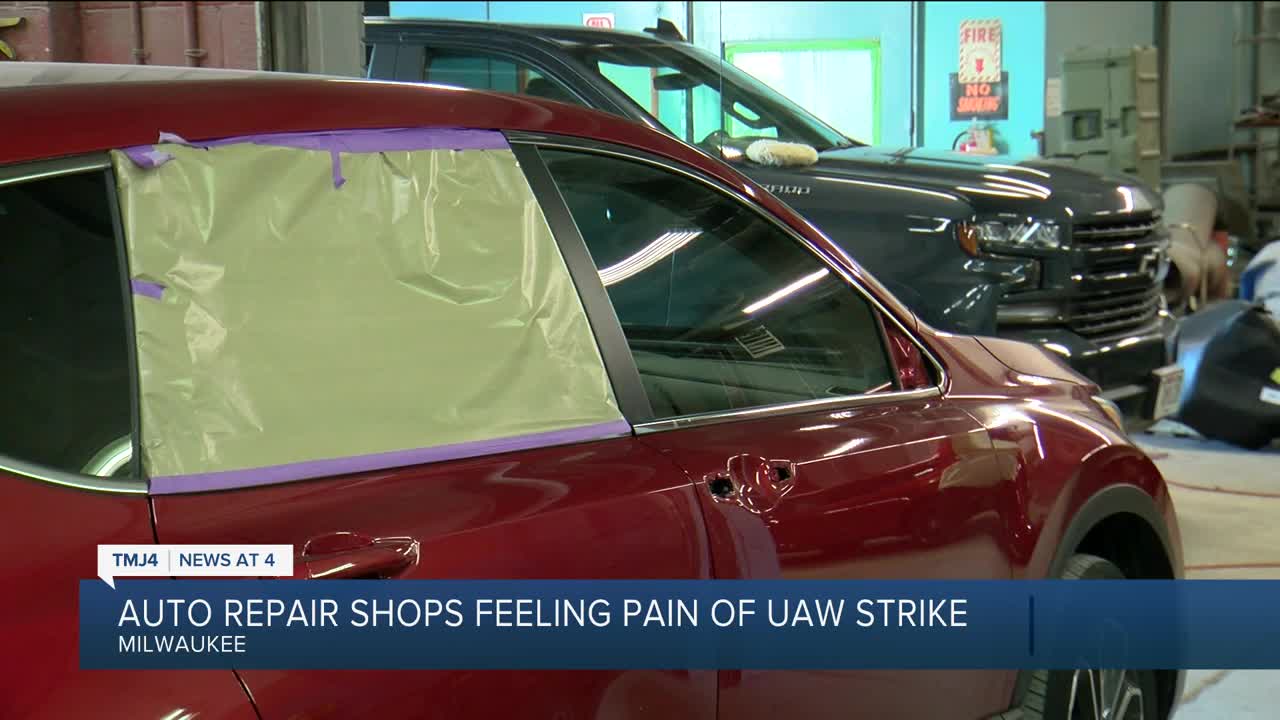 Local Auto Body Shops Feel Impacts From UAW Strike