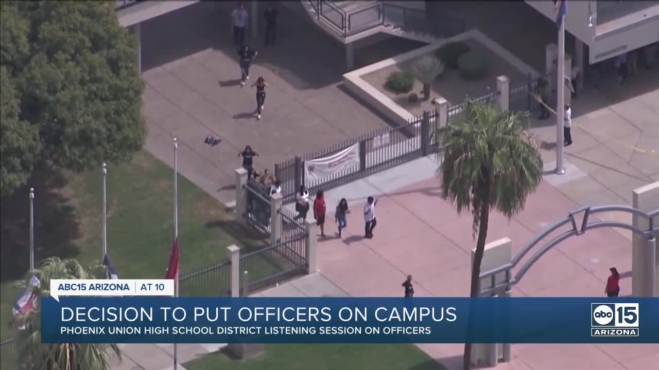 Phoenix Union High School District Considers Putting Officers Back On