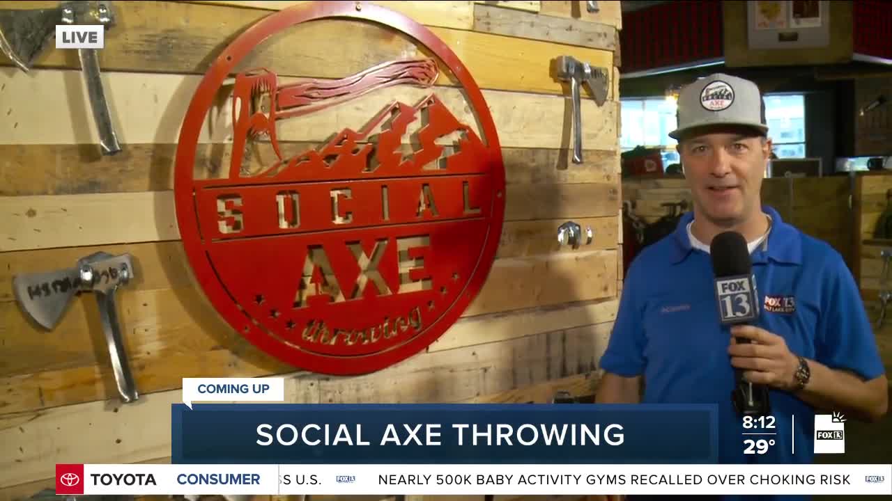 Social Axe Throwing in Ogden