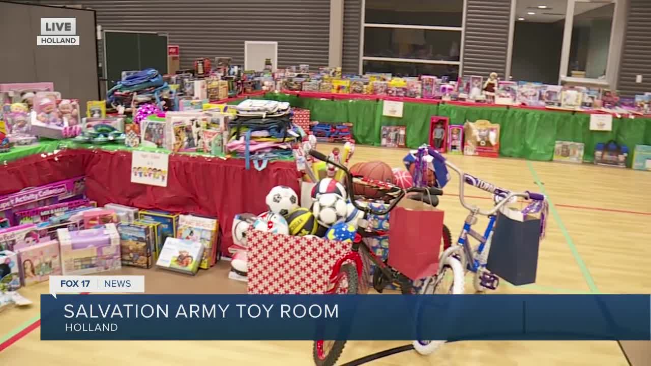 Salvation Army Holland's toy shop to provide gifts, clothes to 700 families