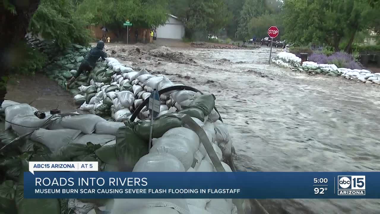 Flagstaff communities cleaning up after severe flash flooding