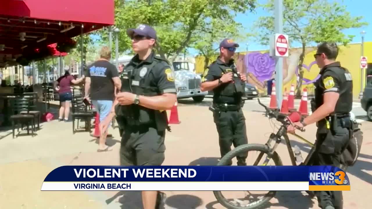 Timeline of shootings in Virginia Beach over July 4th weekend