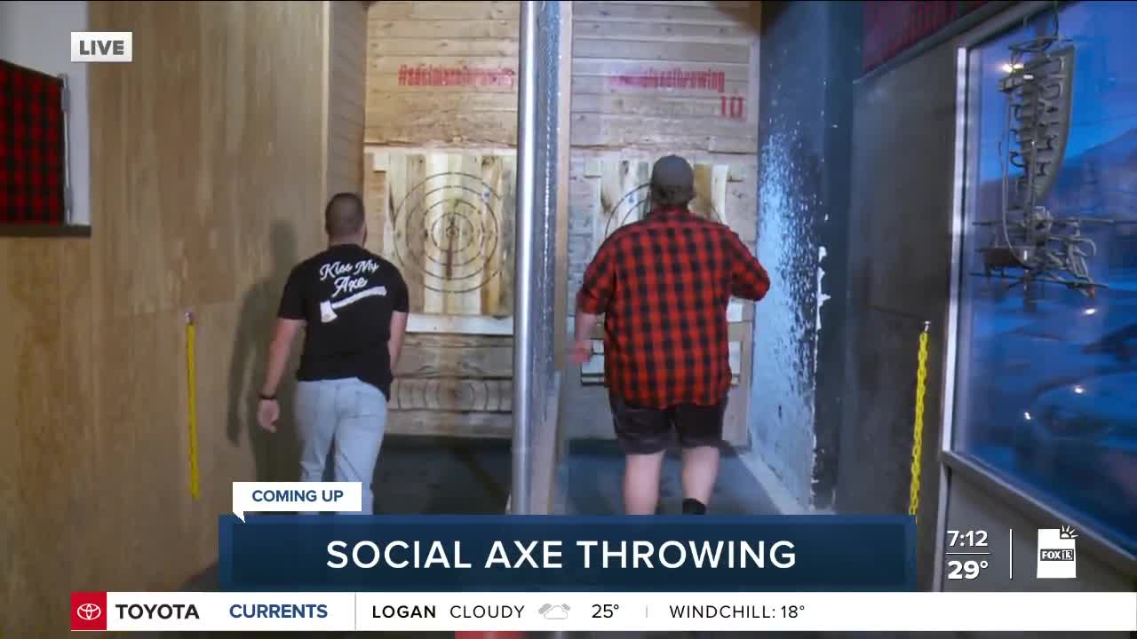 Social Axe Throwing in Ogden