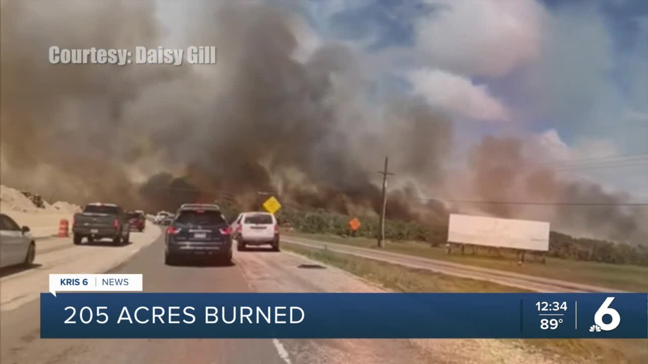 Still no cause on massive grass fire near Aransas Pass