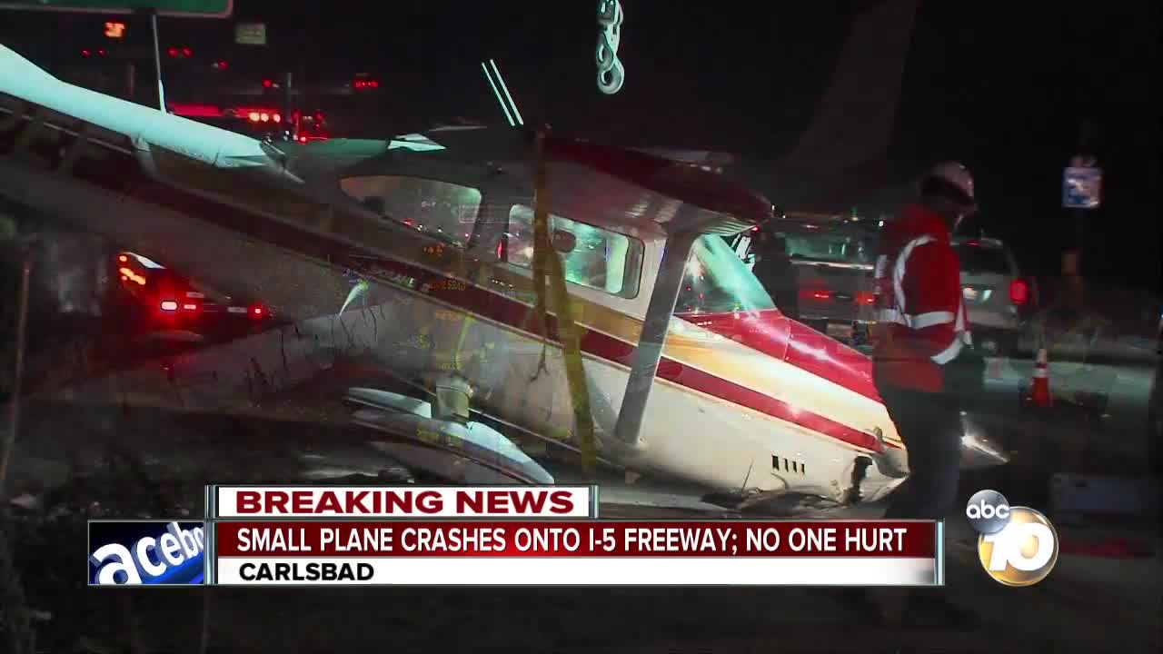 Plane Nosedives Onto I 5 After Smoke In Cockpit