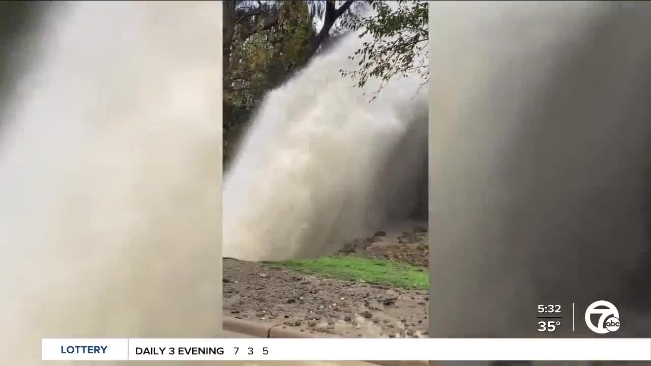 Massive water main break continues to impact many in Oakland County