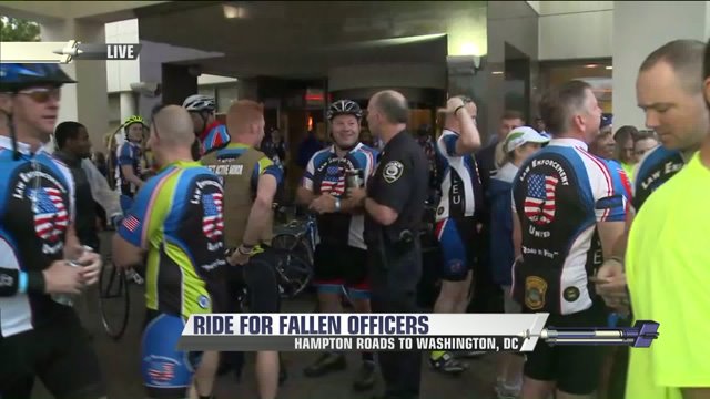 Annual Law Enforcement United bike ride begins in Chesapeake