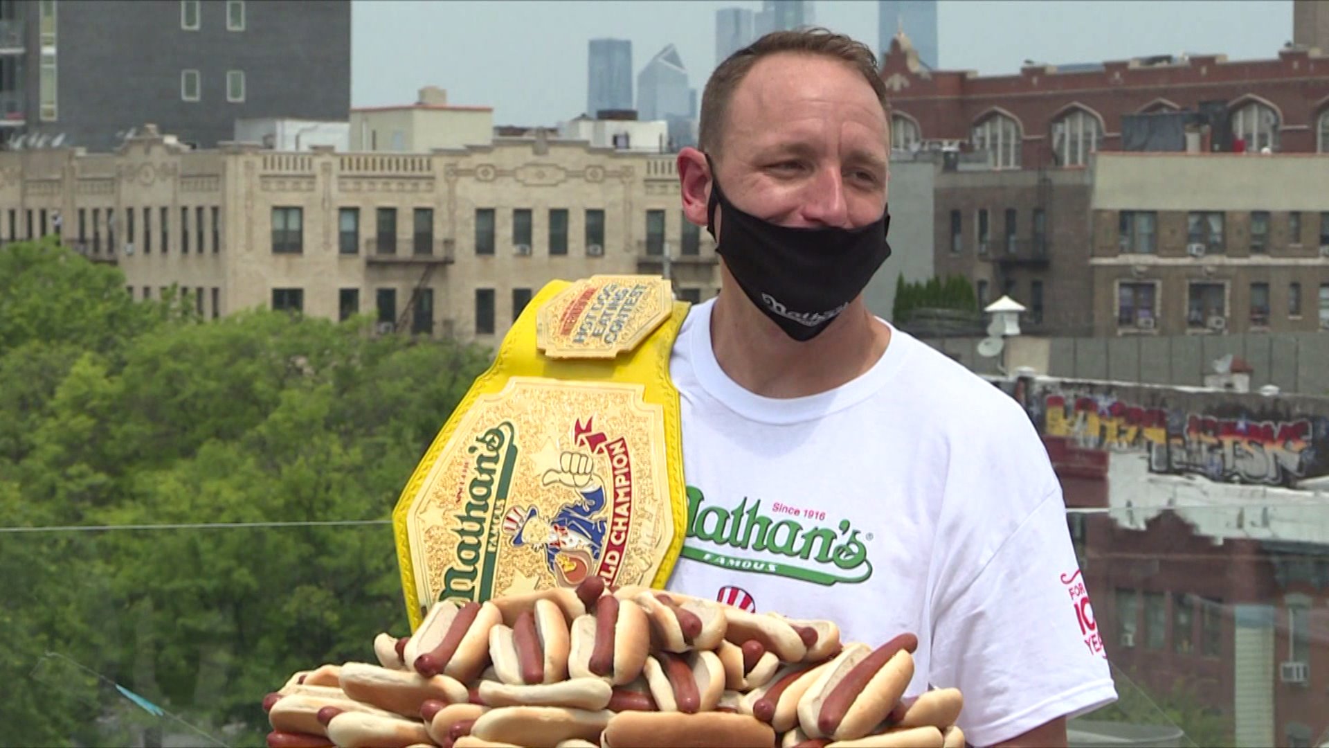 Despite COVID-19, annual Hot Dog Eating Contest to ...