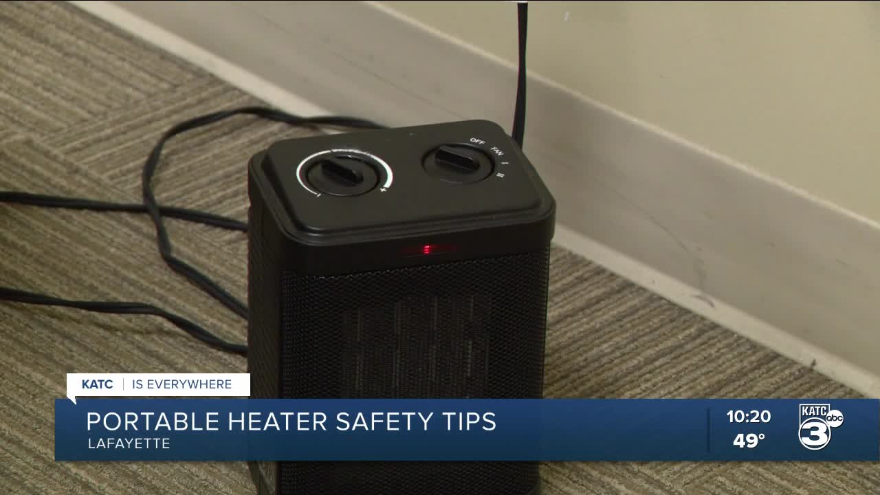Portable heater safety tips ahead of cold weather
